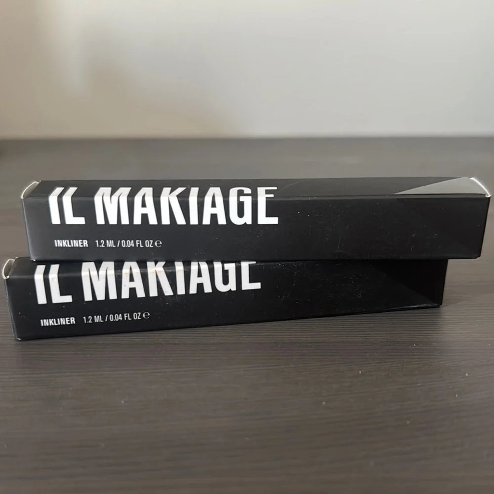 IL MAKIAGE Black InkLiner Liquid Eyeliner Black (two liners)
